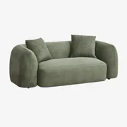 Coco 2-zits Chenille Bank Stof Chenille Groen – Salie - Sklum