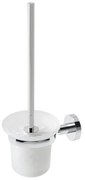 Eastbrook Genoa messing glazen toiletborstelhouder chroom