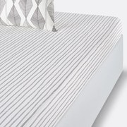 Hoeslaken in gewassen katoen, Assane