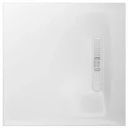 Crosswater Vito Douchebak - 90x90x2.5cm - vierkant - wit VTS900W