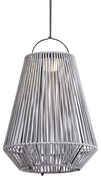 Buitenlamp Bohemian tafellamp grijs incl. LED 3-staps dimbaar IP54 solar oplaadbaar - DucaBohemian IP54 Bohemian Buitenverlichting rond