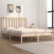 vidaXL Bedframe massief grenenhout 140x200 cm