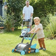 GARDENA ARDENA Speelgoedgrasmaaier hout blauw en zwart