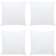 vidaXL Kussenvullingen 4 st 50x50 cm wit