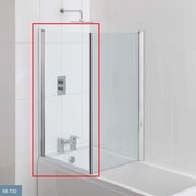 Eastbrook Type 1 badwand 80x140cm chroom