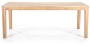 Eleonora Harvey Eettafel Licht Eiken Hout 200x100 Cm - 200 X 100cm.
