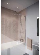 Crosswater Clear 6 Fixed Badwand - 90x150cm - links - /rechts - Silver CABSSC0900