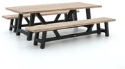 + 15% kassakorting | Picknickset Bellagio  | 8 personen | Tuinset teakhout | 3-delig | Kees Smit Tuinmeubelen
