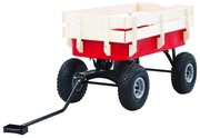 vidaXL Tuinwagen 150 kg rood