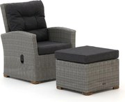 Lounge tuinstoel | Intenso Mazzano | Wicker (vlechtwerk) | Grijs | Kees Smit Tuinmeubelen