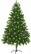 vidaXL Kunstkerstboom met LED's 180 cm groen