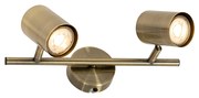 Moderne spot brons kantelbaar 2-lichts - Jeana