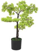 vidaXL Kunstplant met pot cipres bonsai 60 cm groen