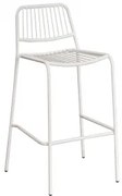 Set Van 2 Elton Stapelbare Hoge Tuinkrukken Gardenia Wit & ↑75 Cm - Sklum