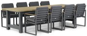 Tuinset 8 personen 300 cm Aluminium Grijs Santika Furniture Soray