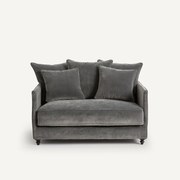 2-zits omvormbare bank van fluweel, Lazare