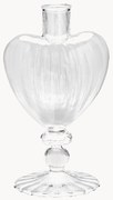 Mondgeblazen kandelaar Clair Parfum van borosilicaatglas