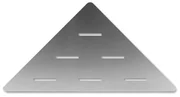 Looox corner shelf hoekplanchet - 30x22cm - RVS geborsteld corner30