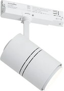 Moderne railspot wit voor 3-fase rail incl. LED - 3-Phase Ruler