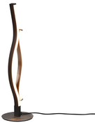 Design tafellamp zwart met zilver incl. LED dimbaar - Blaze Design Binnenverlichting Lamp