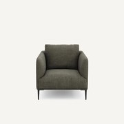 Fauteuil in katoen en linnen Oscar design E. Gallina