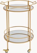 Bar cart Emilia met spiegelglaspanelen