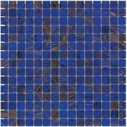 The Mosaic Factory Amsterdam vierkante glasmozaïek tegels 32x32 medium blauw