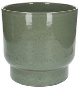 Bloempot 'Mara', aardewerk, groen Ø 24