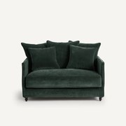 2-zits omvormbare bank van fluweel, Lazare