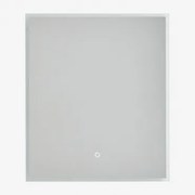 Rechthoekige Wandspiegel Voor Badkamer Met Led-verlichting En Anti-condens Riben ↔︎ 60 Cm - Sklum