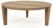 Eleonora Davina Ronde Salontafel Mangohout 80 Cm - 80 X 80cm.