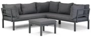 Loungeset 4 personen Aluminium Grijs  Domani Furniture Otium