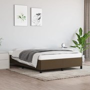 vidaXL Bedframe stof donkerbruin 140x190 cm