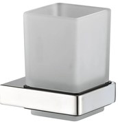 Plieger Altea glashouder met glas geborsteld chroom