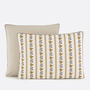 Kussensloop van gewassen katoen, Rosarius