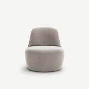 Fauteuil in fluweel, Rosebury design E.Gallina