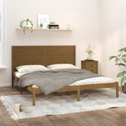 vidaXL Bedframe massief hout honingbruin 200x200 cm