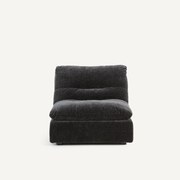 Modulaire fauteuil van chenillefluweel, Giuliano