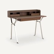 Bureau secretaire met walnoot fineer, Nelsen