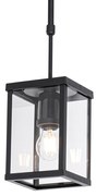 Industriële buiten hanglamp zwart IP44 - Charlois Industriele / Industrie / Industrial E27 IP44 Buitenverlichting