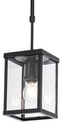 Industriële buiten hanglamp zwart IP44 - Charlois