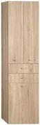 Sapho Zoja kolomkast met wasmand 50x184cm eiken platina