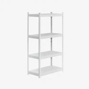 4-plankenkast 150x80 Cm In Staal Crenzi Wit - Sklum