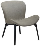 Dan-Form Paragon Fauteuil In Scandinavisch Design Grijs Met Zwart