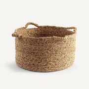 Ronde gevlochten mand H37 cm, Raga