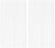 vidaXL Draadgordijnen 2 st 100x250 cm wit