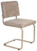 Zuiver Ridge Soft Retro Design Stoel Teddy Beige