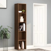 vidaXL Boekenkast 40x30x189 cm bewerkt hout bruineikenkleurig