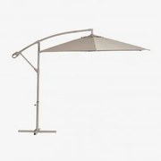 Parasol 295 Cm In Stof En Staal Salina Moka Bruin - Sklum