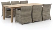 Forza Barolo/ROUGH-S 220cm dining tuinset 7-delig